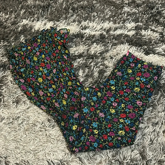 Betsey Johnson Pants - Dark Floral Betsey Johnson Pants